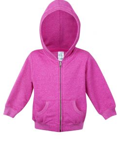 Baby Fleck Hoodie - Hot Pink Heather