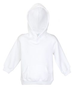 Baby Kangaroo Pocket Hoodie - White