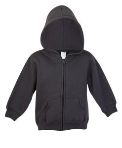 Baby Zip Thru Hoodie - New Charcoal