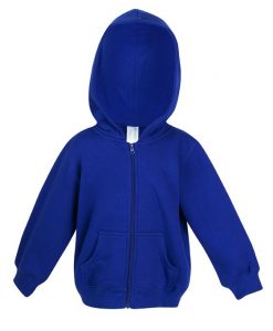 Baby Zip Thru Hoodie - Royal Blue