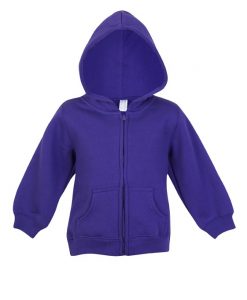 Baby Zip Thru Hoodie - Grape
