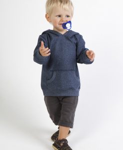 Baby Marl Kangaroo Pocket Hoodie