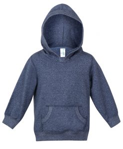 Baby Marl Kangaroo Pocket Hoodie - Navy Heather