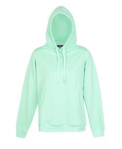 Womens & Junior Kangaroo Pocket Fluoro Hoodie - Lime