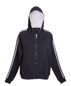 Womens Team Zip-Thru Hoodie - Charcoal/Grey