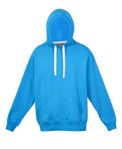 Mens Heavy Kangaroo Pocket Hoodie - Azure
