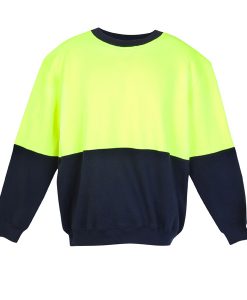 Mens Hi Vis Sloppy Joe - Yellow/Navy