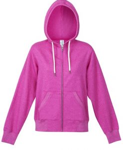 Womens Action Hoodie - Hot Pink Heather