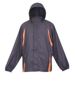 Mens Sportech Jacket - New Charcoal/Orange