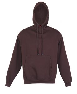 Mens Kangaroo Pocket Hoodie - Brown