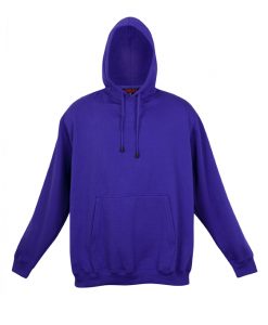 Mens Kangaroo Pocket Hoodie - Grape