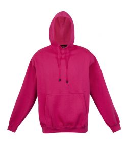 Mens Kangaroo Pocket Hoodie - Hot Pink
