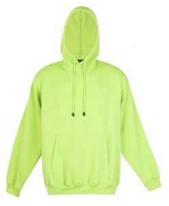 Mens Kangaroo Pocket Hoodie - Lime