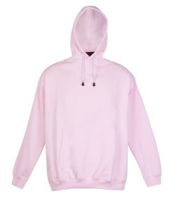 Mens Kangaroo Pocket Hoodie - Pink