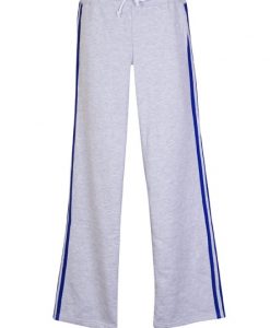 Womens Team Track Pants - Grey Marl/Royal Blue