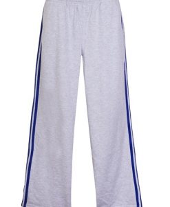 Mens Team Track Pants - Grey Marl/Navy