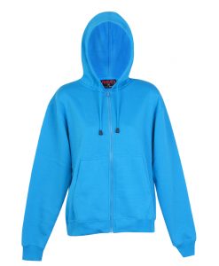 Womens & Juniors Zip Thru Hoodie - Azure