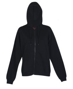 Womens & Juniors Zip Thru Hoodie - Black
