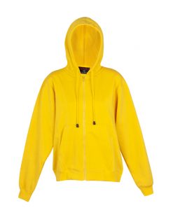 Womens & Juniors Zip Thru Hoodie - Gold