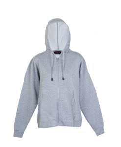 Womens & Juniors Zip Thru Hoodie - Grey Marl