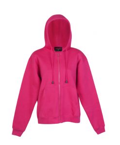 Womens & Juniors Zip Thru Hoodie - Hot Pink