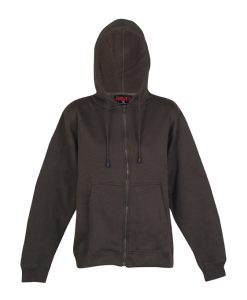 Womens & Juniors Zip Thru Hoodie - Khaki