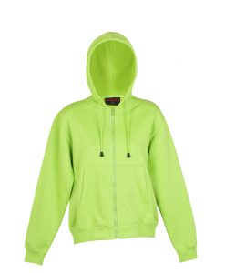 Womens & Juniors Zip Thru Hoodie - Lime