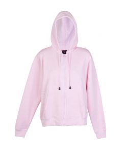 Womens & Juniors Zip Thru Hoodie - Pink