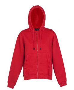 Womens & Juniors Zip Thru Hoodie - Red