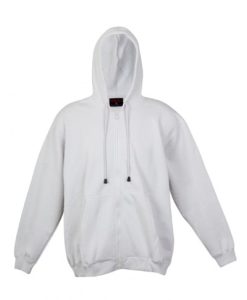 Kids Zip Thru Hoodie - Snow Marl