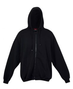 Kids Zip Thru Hoodie - Black
