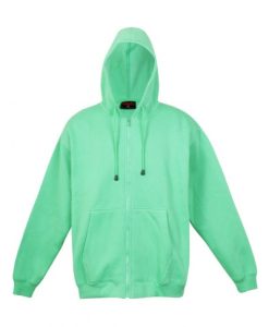 Kids Zip Thru Hoodie - Emerald Green