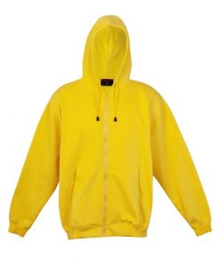 Kids Zip Thru Hoodie - Gold