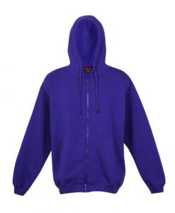 Kids Zip Thru Hoodie - Grape