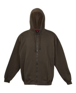 Kids Zip Thru Hoodie - Khaki