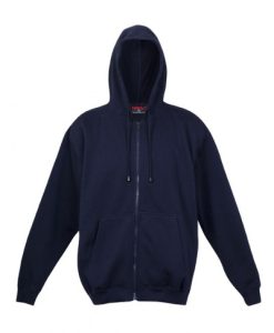 Kids Zip Thru Hoodie - Navy
