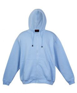 Kids Zip Thru Hoodie - Sky Blue