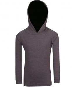 Kids FUSION T-shirt Hoodie - Dark Marl