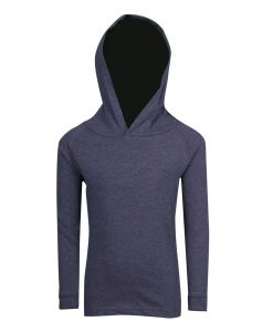 Kids FUSION T-shirt Hoodie - Navy Marl