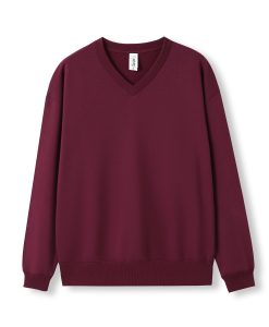 Men's V-Neck Sloppy Joe - Maroon