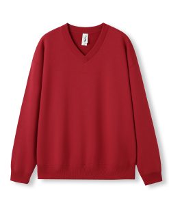 Men's V-Neck Sloppy Joe - Red